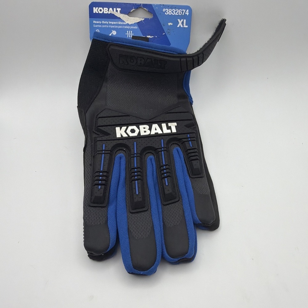 KOBALT 3832674 Heavy - Duty Impact Gloves XL (Lot Of 2 , 1 Pair)